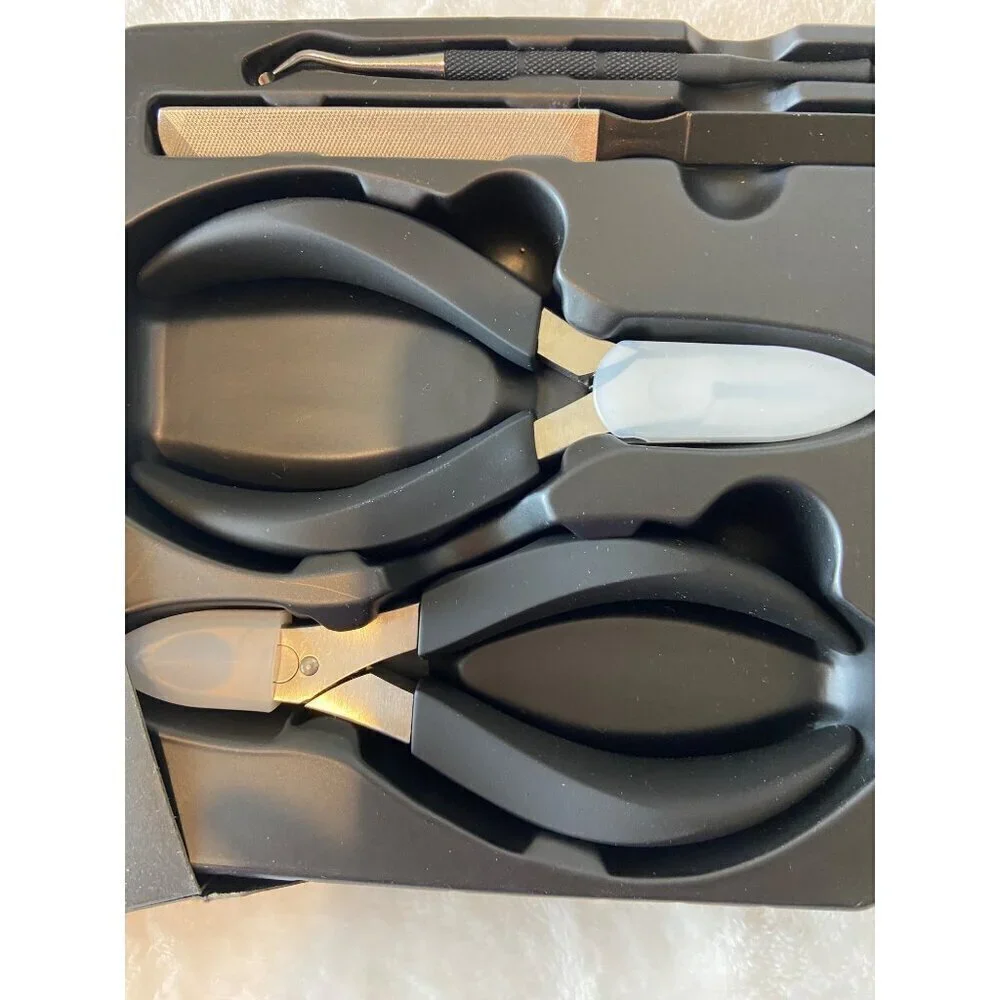 Norchan Toenail Clipper 4 Piece Kit Precision Tools For Tough Toenails & Ingrown